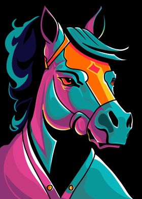 Horse Pop art