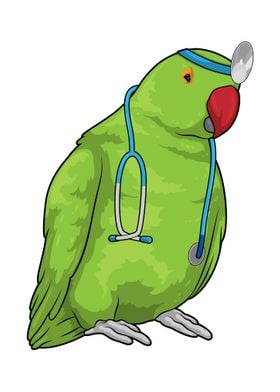 Parrot Doctor Stethoscope