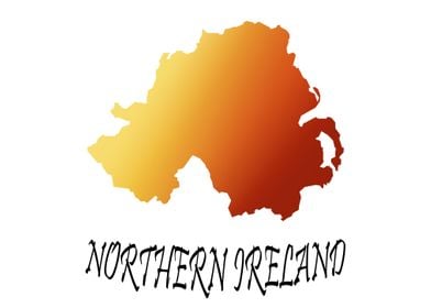 North Ireland Silhouette