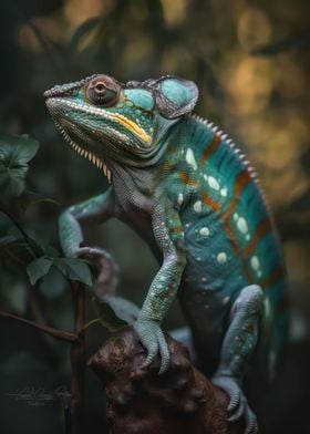 Fascinating chameleon