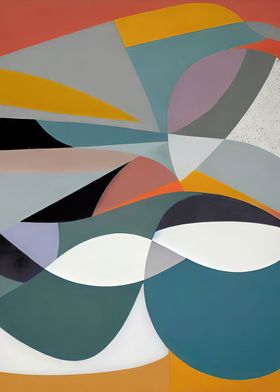 Abstract Mid Century Art