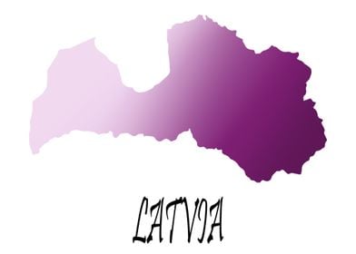Latvia Silhouette