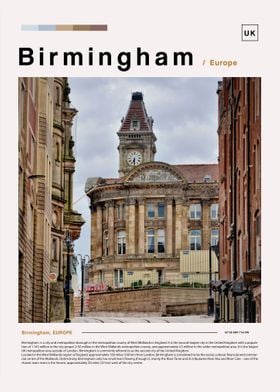 Birmingham photo poster