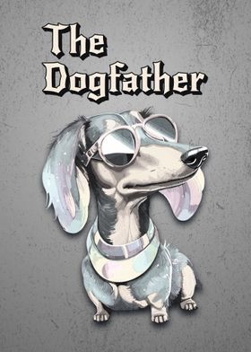 The Dogfather Funny Doxie