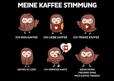 Kaffee Stimmungen Eule