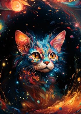 Abyssinian Cat on Galaxy