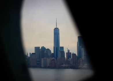 NYC From Statue Of Liberty