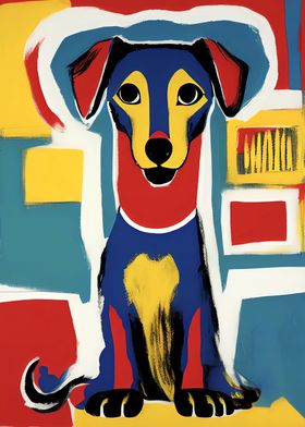 Retro Dachshund Poster