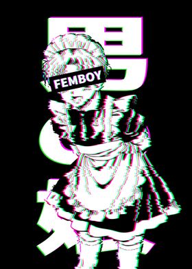 Retro Anime Femboy Glitch