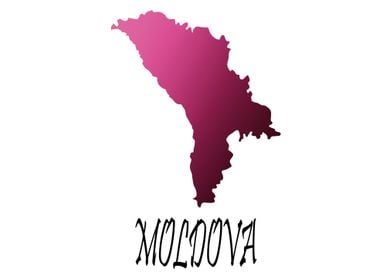 Moldova Silhouette