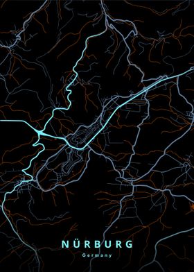 Nurburg Germany Map
