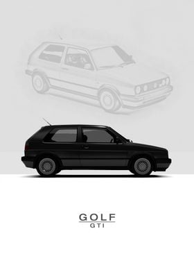 1992 VW Golf GTI Mk2 Blac 