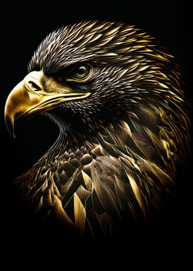 The Gold black Eagle