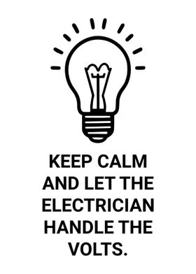 Funny Electrician Work Art