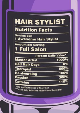 Hair Stylist Nutrition 