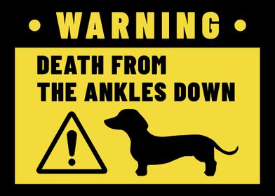 Dachshund Dog Warning 1