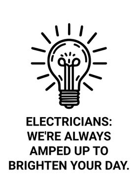 Funny Electrician Wall Art