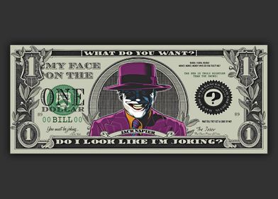 Clown Dollar Bill