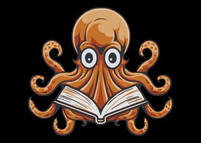 Books Bookworm Octopus