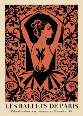 Art Nouveau Ballet Poster