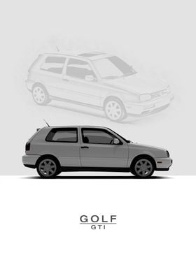 1998 VW Golf GTI VR6 White