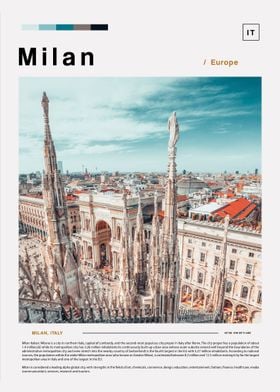 photo poster of milan