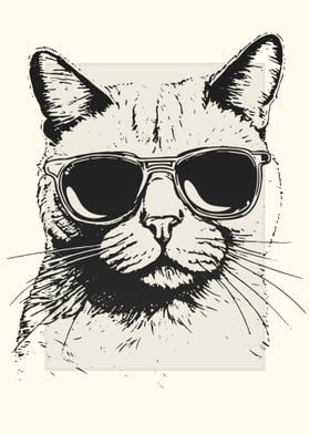 Burmilla Cat Illustration
