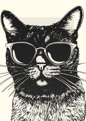 Burmilla Cat Illustration