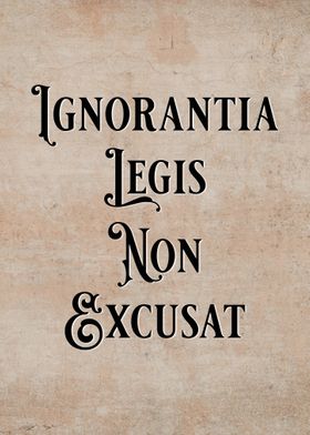 Latin Quote Ignorantia