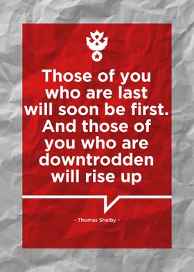Downtrodden Will Rise Up