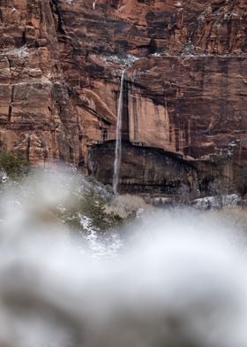 Waterfall in Zion