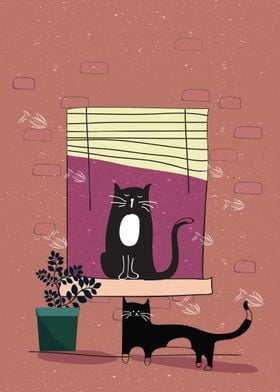 icon cute cat art