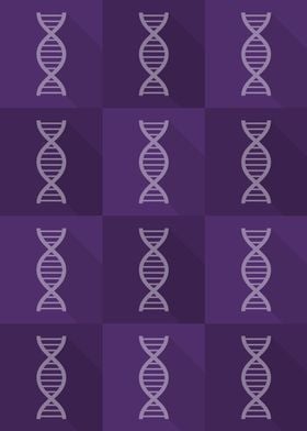 DNA Science Icons Pop Art