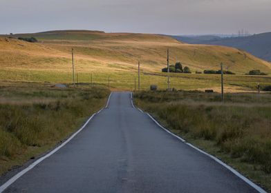 Gwrhyd mountain road