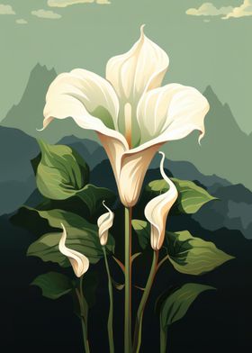 White Calla Lily Serenity