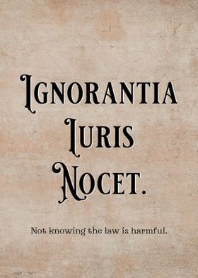 Latin Quote Harmful Law