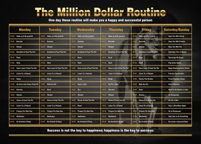 The Million Dollar Routine