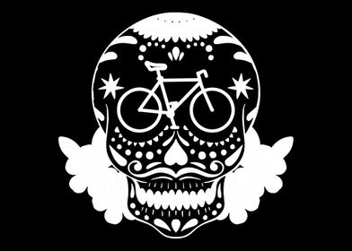 Cycling Cyclist Skull