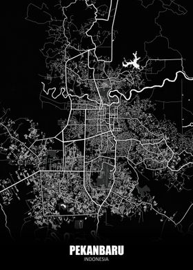 Pekanbaru Indonesia Map