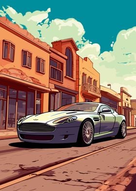 Car Illustration Minimalis