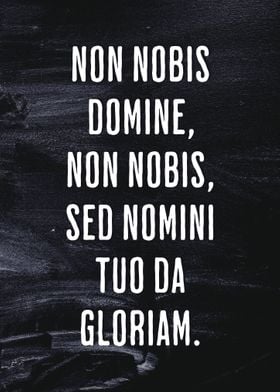 Latin Quote Psalm