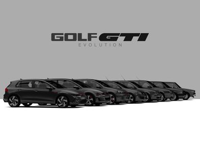 VW Golf GTI Evolution Gray
