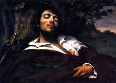 The Wounded Man by Courbet