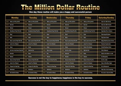 The Million Dollar Routine