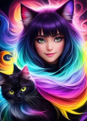 Catgirl Posters Online - Shop Unique Metal Prints, Pictures, Paintings