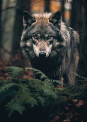 Wolf in Forest