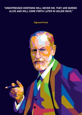 Sigmund Freud Pop Art