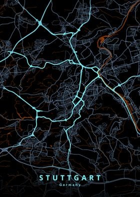 Stuttgart Map