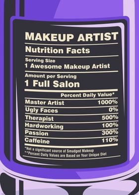 Makeup Artist Nutrition