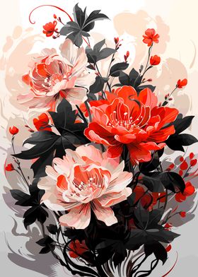 Red Flowers 5